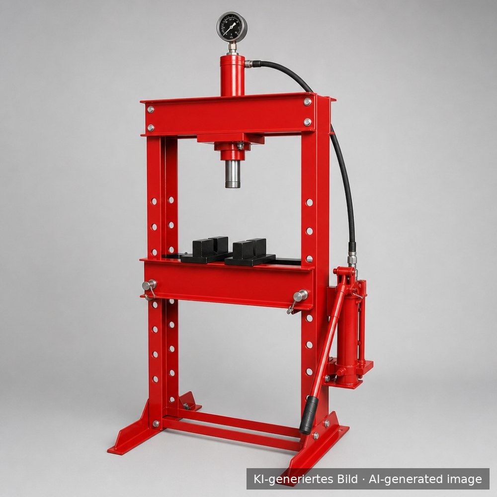 DEMO · Werkstattpresse, hydraulisch