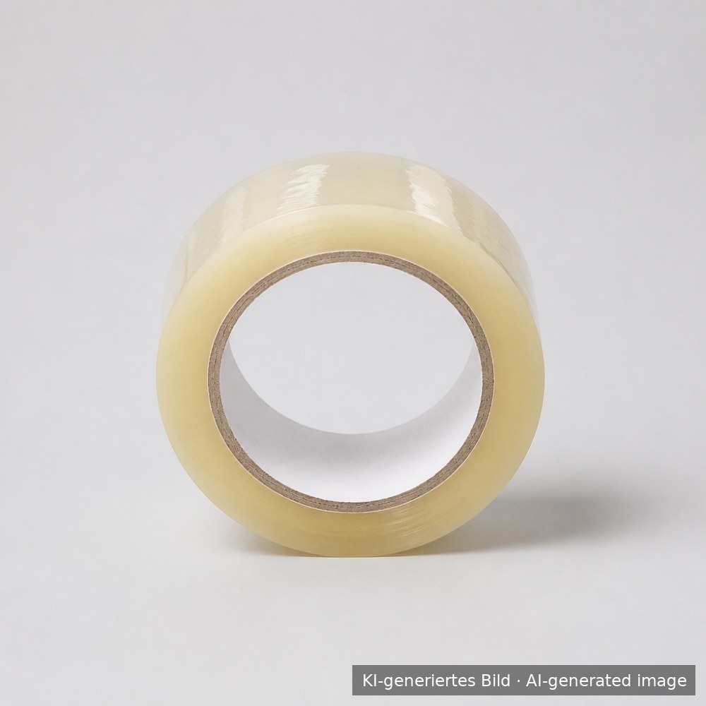 DEMO · Packband transparent, 50 mm × 66 m