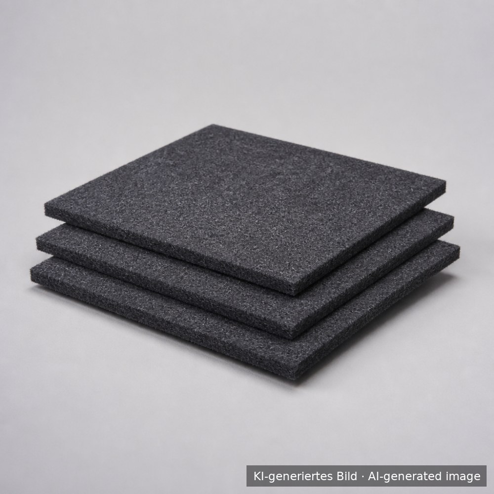 DEMO · Teppichfliese Nadelvlies 50 × 50, anthrazit