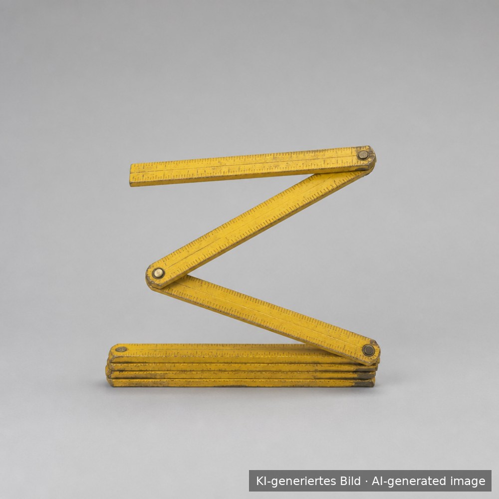 DEMO · Gliedermaßstab Holz, 2 m