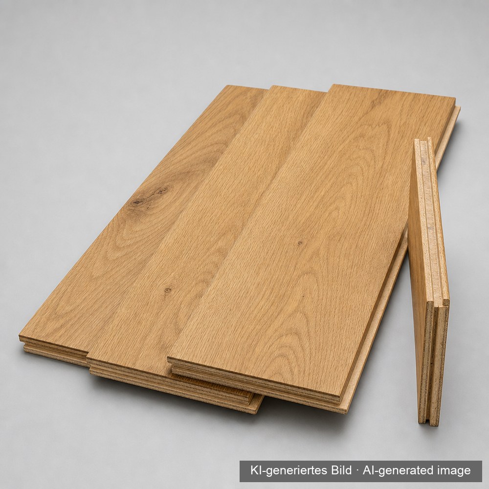 DEMO · Parkett Eiche Landhausdiele, 14 mm
